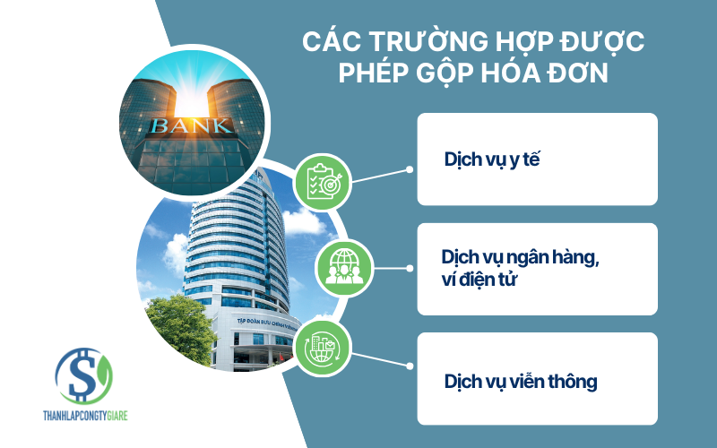 Các trường hợp được phép gộp hóa đơn - Phạt xuất hóa đơn sai thời điểm
